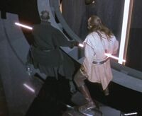 Darth maul killing qui-gon jinn