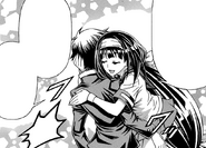 Ajimu hugs Kumagawa