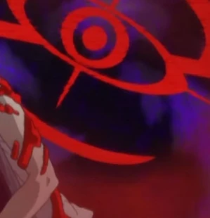 The Fallen's shadow with an eye