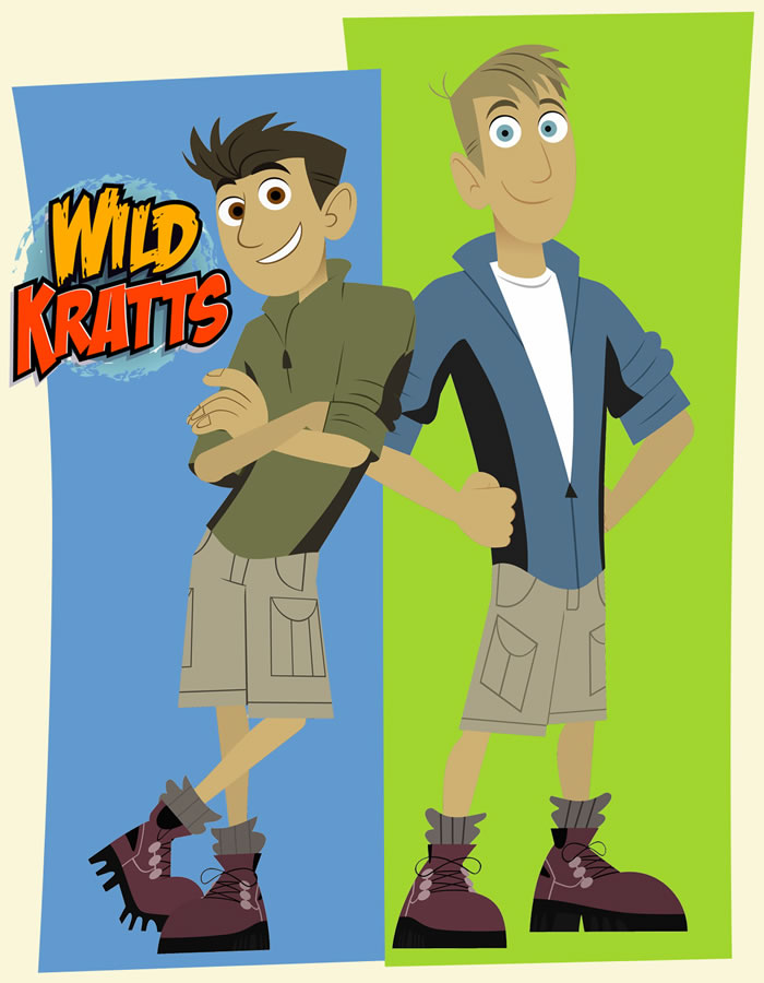 Chris and Martin Kratt are the main characters of the TV Series, Wild Kratt...