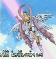 Angewomon flying