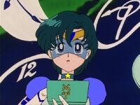 Sailor mercury with computer eternal