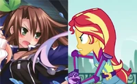IF and Sunset.png (645 KB) "IF (Neptunia) and Sunset Shimmer"