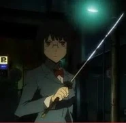 "Anri wielding Saika"