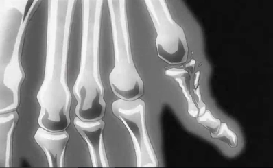 Sequined using her magic to easily break the bones of a God