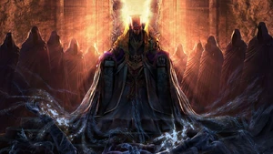 Isaac as the Emperor of DEM Empire