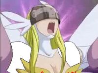 Angewomon yells super