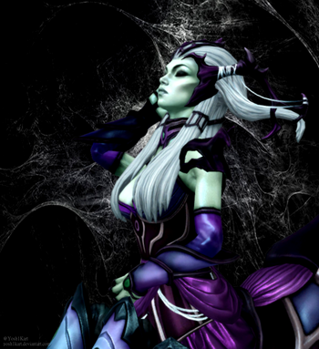 Smite arachne render by yosh1kart-da1xyzy