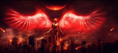 The evil angel of the fire by charllieearts-d8lq70n