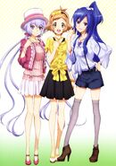 Symphogear Heroines Civilian Outfits