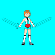 Misty in her Starfox Armada outfit