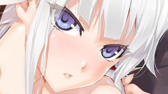 Blue eyes visual novels game cg blush gray hair anime girls bishoujo mangekyou kagamino kirie 192 www.paperhi