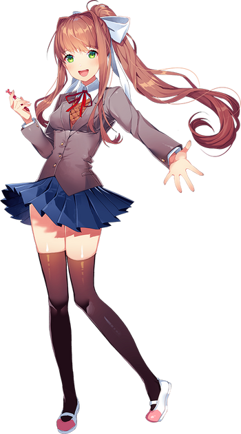 monika ddlc in 2023  Science fiction, After story, Fiction