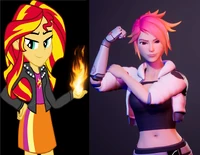 Sunset and Belle.png (634 KB) "Sunset Shimmer and Belle Fontiere"