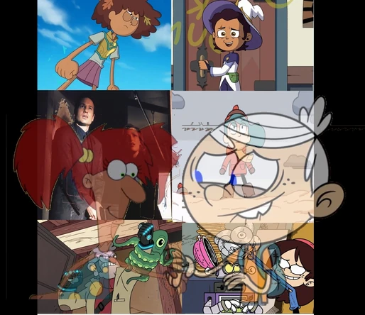 Phase 4's A Plot Main Characters, Lydia, Lincoln, Anne, Luz, Mulder, Scully, Hilda, Ford and Sid
