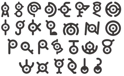 201: Unown, Unown are extremely mysterious Pokémon that re…