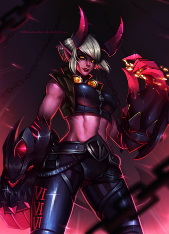 Demon vi by polkadotzombie-d9chbmy