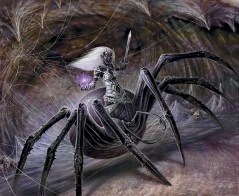 Monster Manual 4e - Drider - p93 - Anne stokes