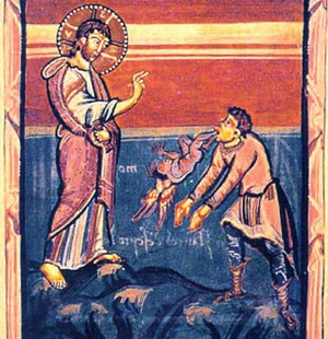 Jesus healing the man from Gadara