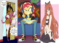Sunset Desiree and Monika.png (1.12 MB) "Sunset Shimmer Desiree (Danny Phantom) and Monika (DDLC)"