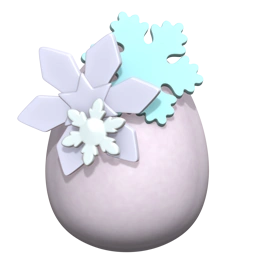 дракон снежинками