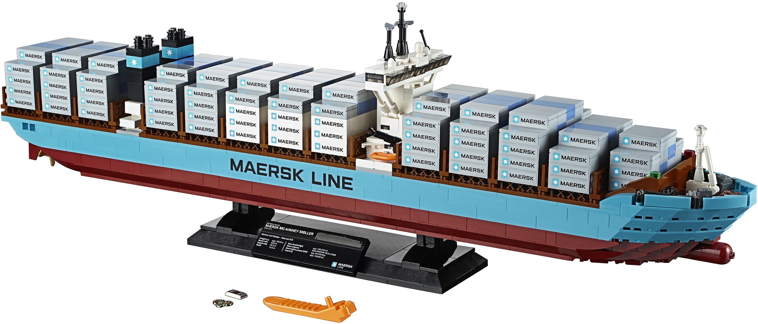 レゴ 限定 マースクコンテナ船 MAERSK - 模型/プラモデル