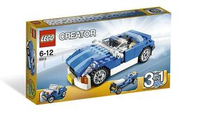 6913 Blue Roadster LEGO Creator Wiki Fandom