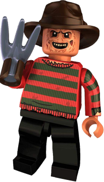Freddy krueger hot sale lego minifigure