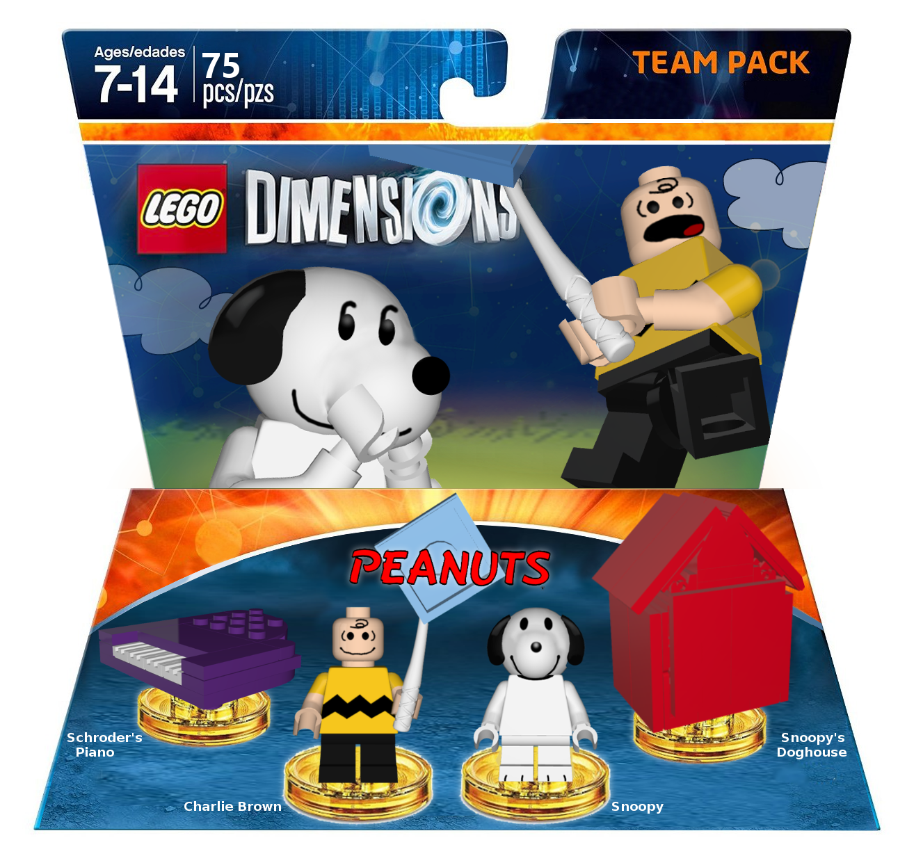 Peanuts Team Pack Npgcole Lego Dimensions Customs Community Fandom - lego dimensions roblox pack