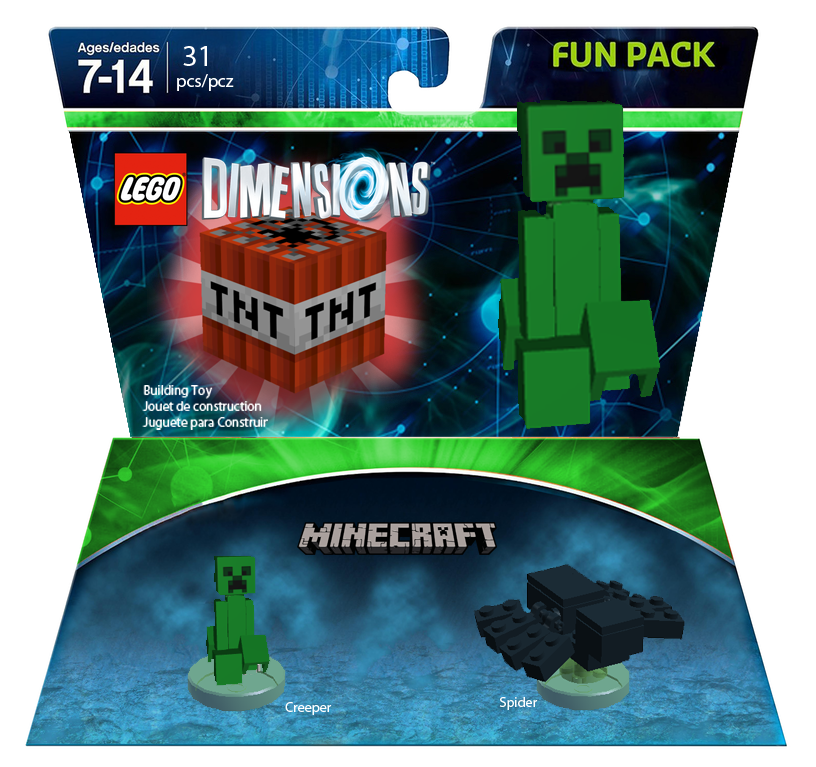 Minecraft Creeper Fun Pack VesperalLight LEGO Dimensions