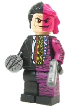 Two face minifigure hot sale