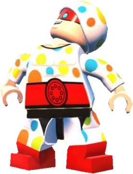 Lego polka dot man sale