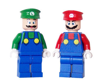Lego super mario bros luigi store
