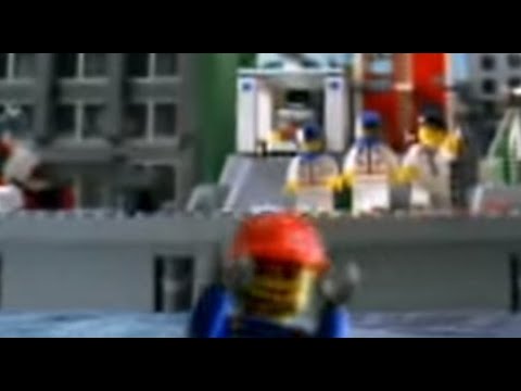 A man is falling into the river in lego city hotsell