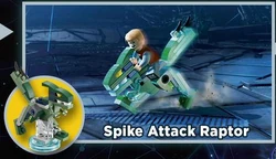 Spike attack raptor