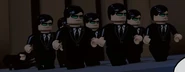 Agent Smith along with his multiple clones.