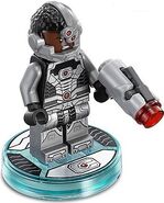 Cyborg's official LEGO Minifigure.