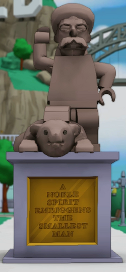 Jebediah Springfield Statue
