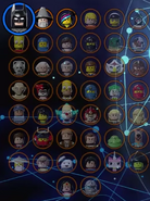 The Wave 1 to Wave 5 character roster