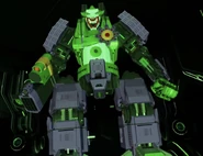 The Joker-Bot prior to being damaged.