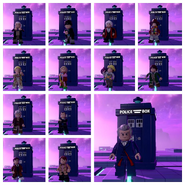 All of the Doctor's various incarnations as of 2016.