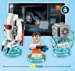 LEGO Dimensions Chell's Companion Cube Portal 2 71203