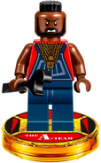 B.A. Baracus' physical minifigure.