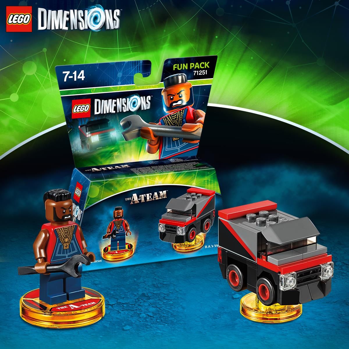 Neu/ OVP/ New 71251 LEGO® Dimensions Fun Pack A-Team 