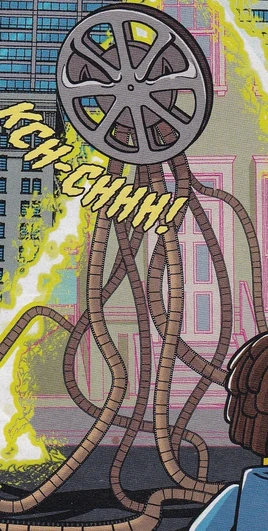 Filmstreifen-Albtraumkreatur