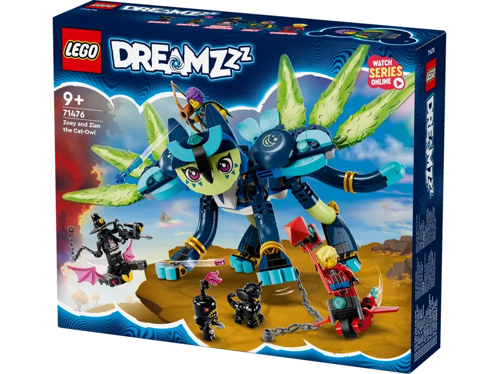 71476 Zoey und die Katzeneule Zian | Lego Dreamzzz Wiki | Fandom