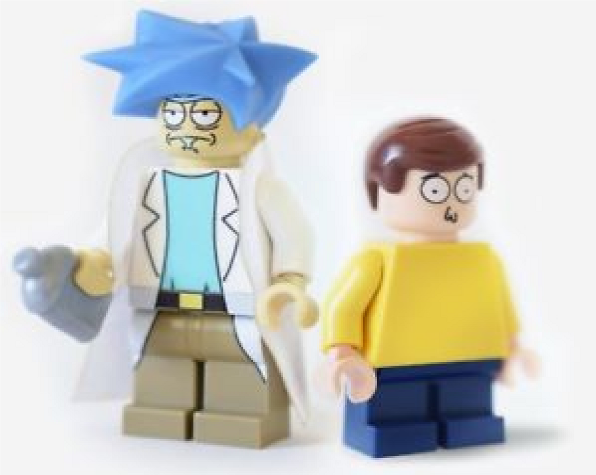 Lego rick morty shop
