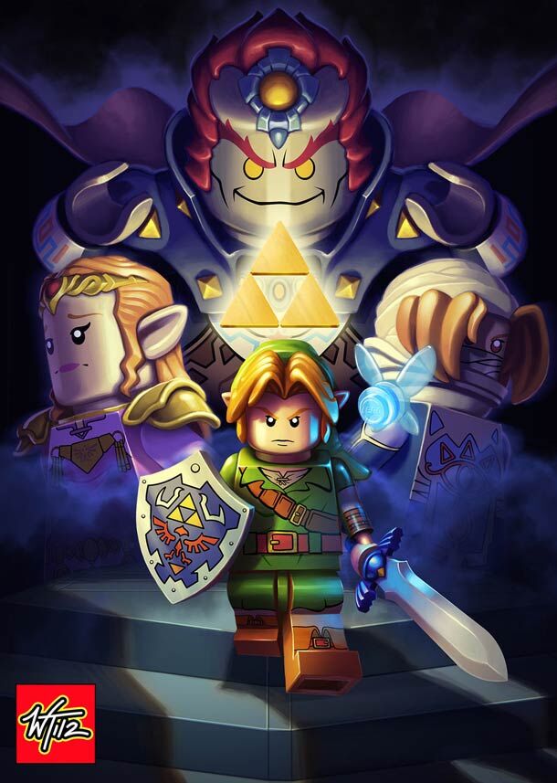 You got the Hero's Bow!, Part of a Legend of Zelda Lego set…