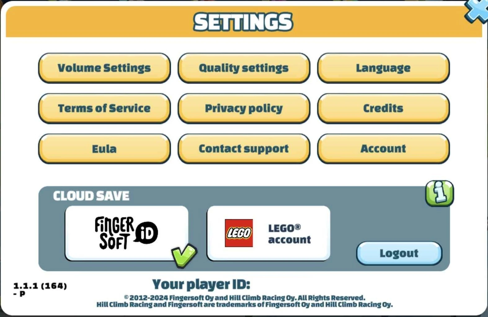 Settings | LEGO Hill Climb Adventures Wiki | Fandom