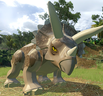 Lego jurassic world sale triceratops